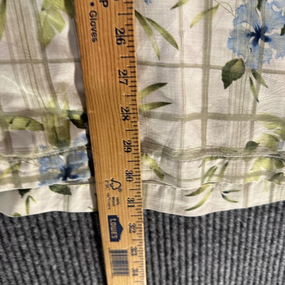 Tommy Bahama‎ Silk Camp Shirt XL Blue Floral Plaid Short Sleeve Button Up Aloha - Picture 5 of 7